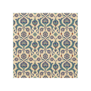 Floral Ornament: Traditional Arabic Pattern. Wood Wall Art