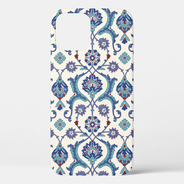 Floral Ornamental pattern. Traditional Arabic seam Case-Mate iPhone Case (Back)