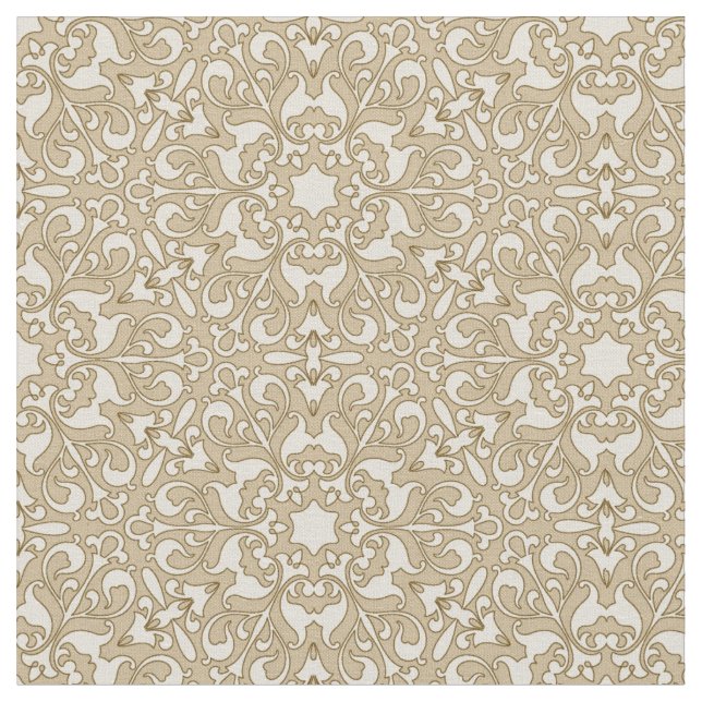 Floral ornate background fabric (Close Up)