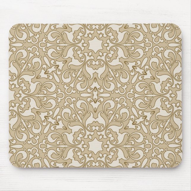 Floral ornate background mouse pad (Front)