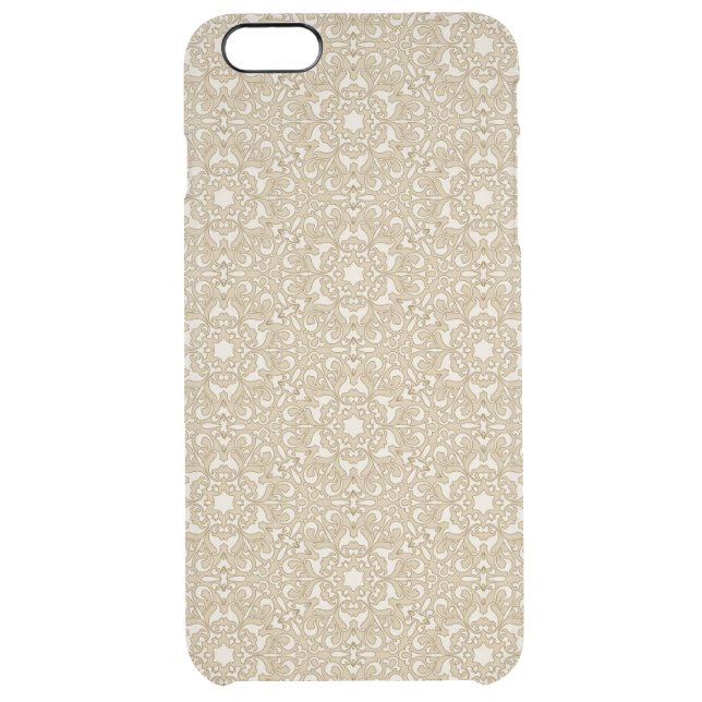 Floral ornate background uncommon iPhone case (Back)