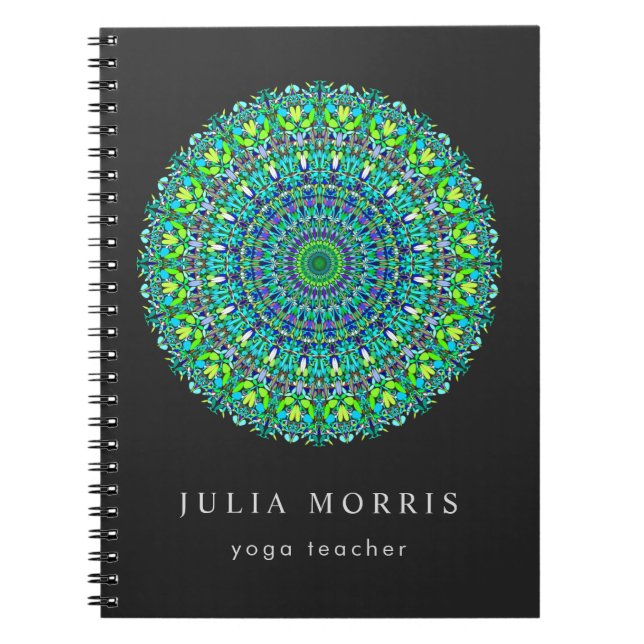 Floral Ornate Mandala Notebook (Front)