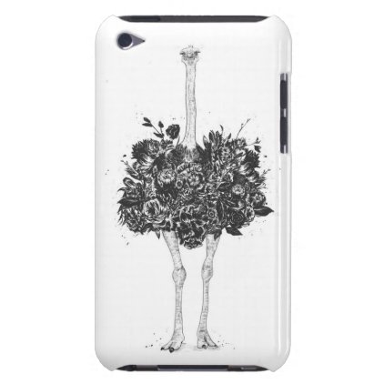 Floral ostrich barely there iPod case