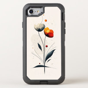 Floral OtterBox Defender iPhone SE/8/7 Case