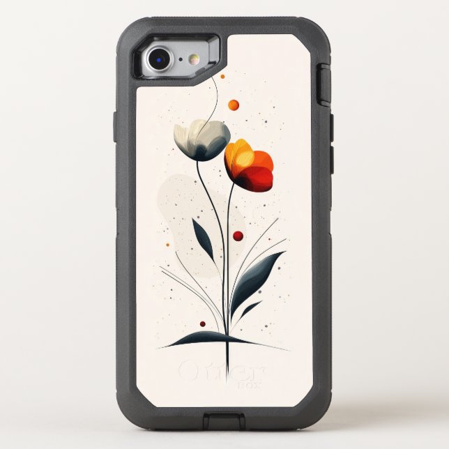 Floral Otterbox iPhone Case (Back)