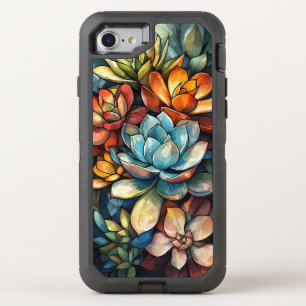 Floral OtterBox Defender iPhone SE/8/7 Case