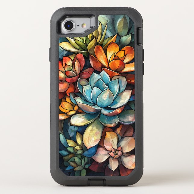 Floral Otterbox iPhone Case (Back)