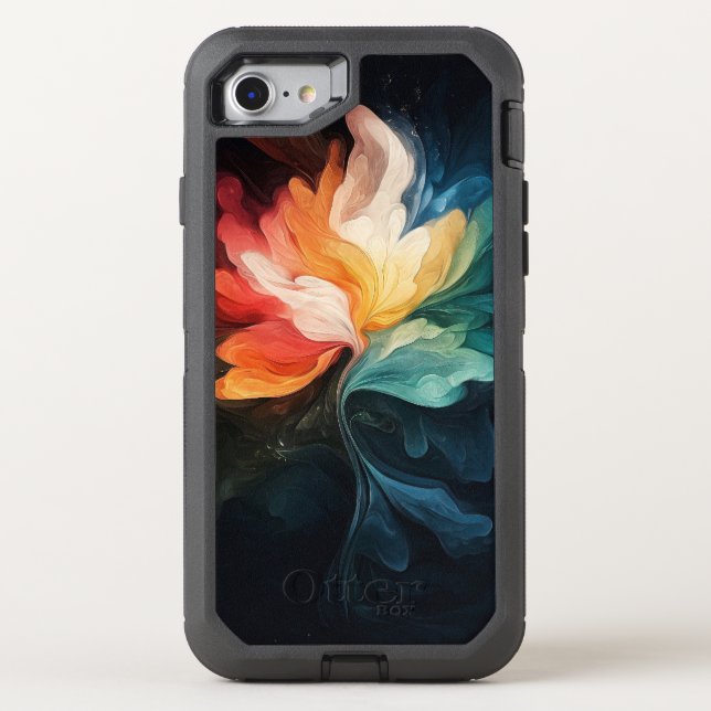 Floral Otterbox iPhone Case (Back)