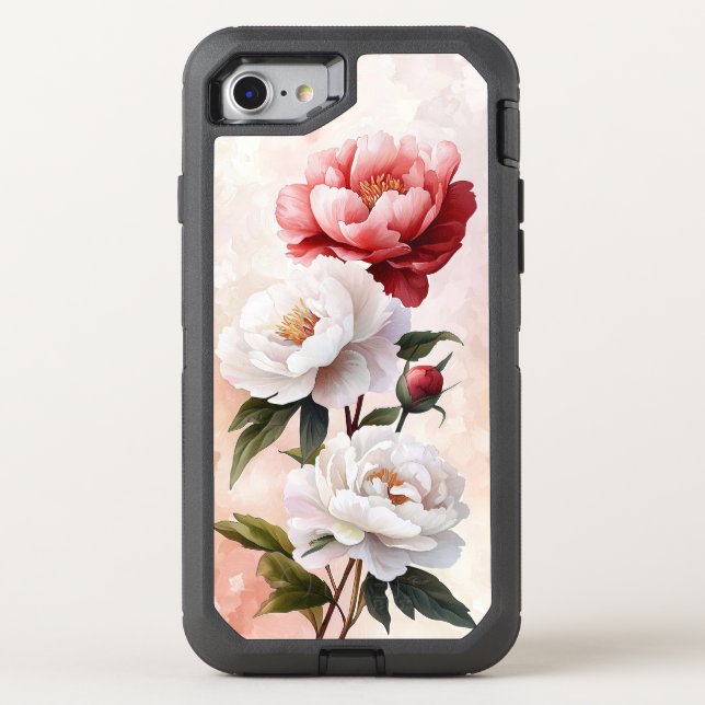 Floral Otterbox iPhone Case (Back)
