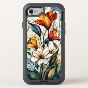 Floral OtterBox Defender iPhone SE/8/7 Case