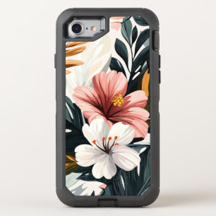 Floral OtterBox Defender iPhone SE/8/7 Case