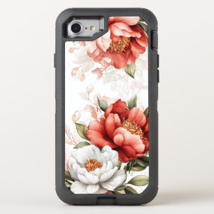Floral OtterBox Defender iPhone SE/8/7 Case