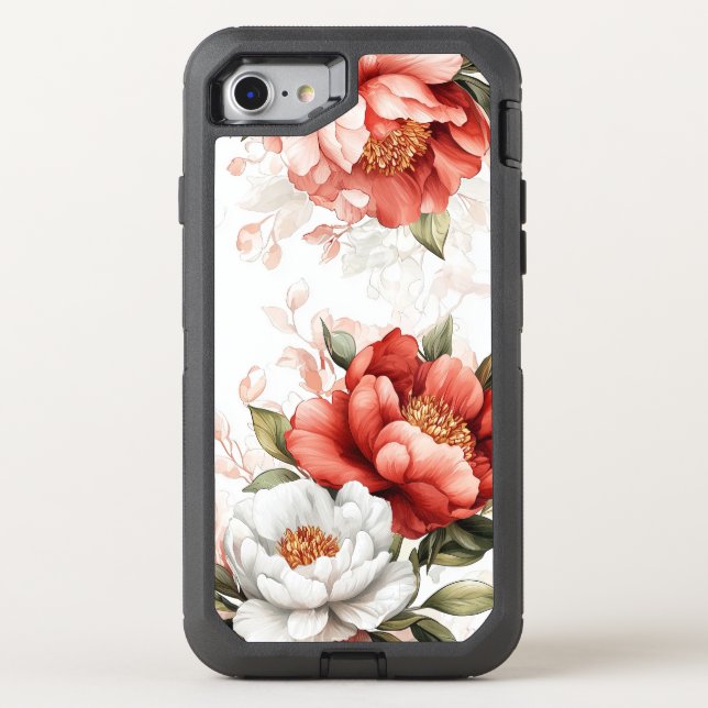 Floral Otterbox iPhone Case (Back)
