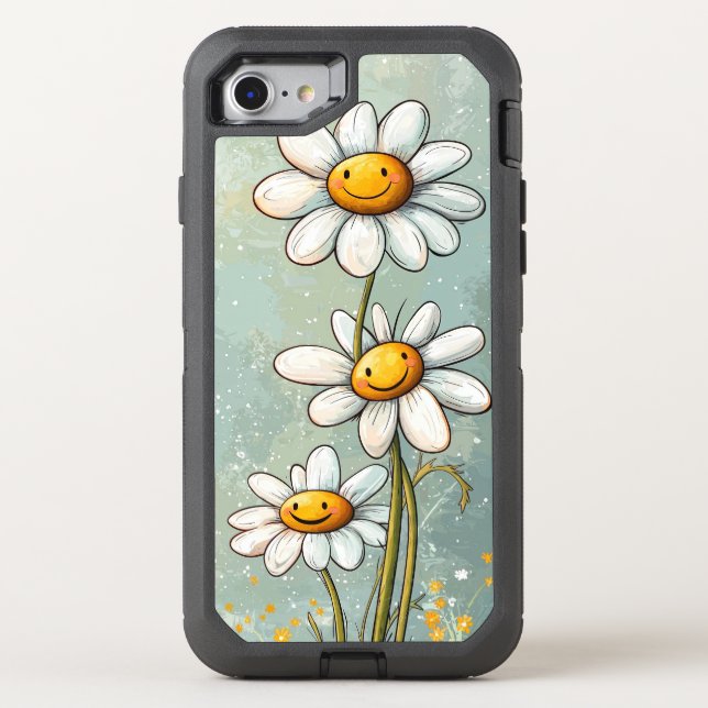 Floral Otterbox iPhone Case (Back)