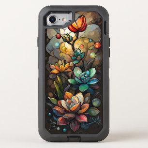 Floral OtterBox Defender iPhone SE/8/7 Case