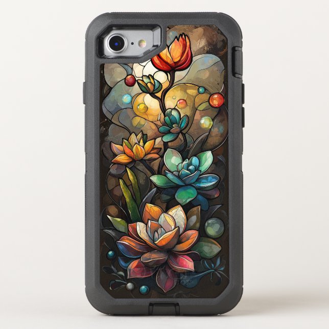 Floral Otterbox iPhone Case (Back)