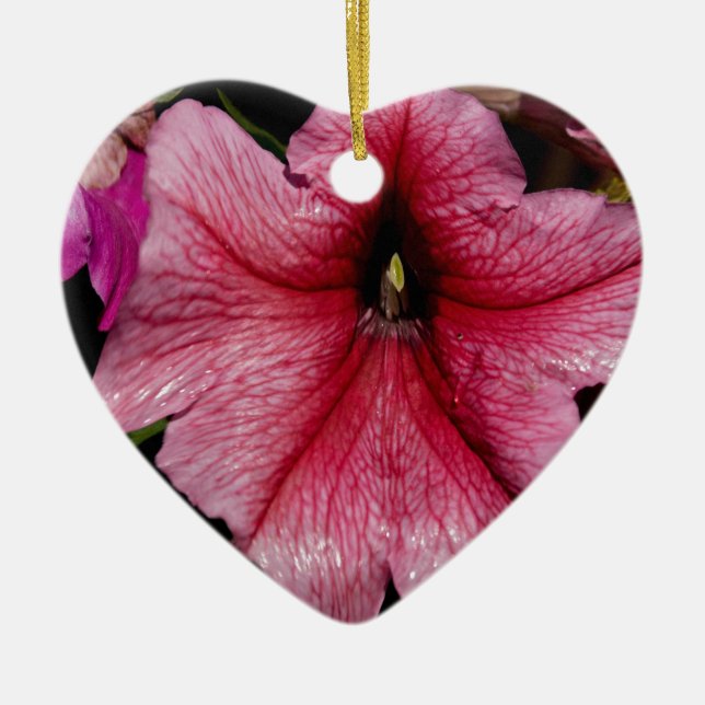 Floral Outburst Ceramic Ornament (Front)