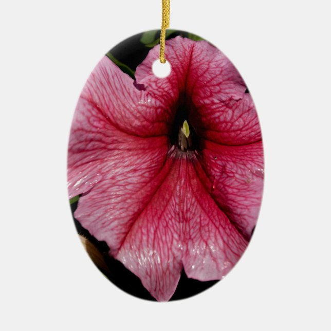 Floral Outburst Ceramic Ornament (Front)