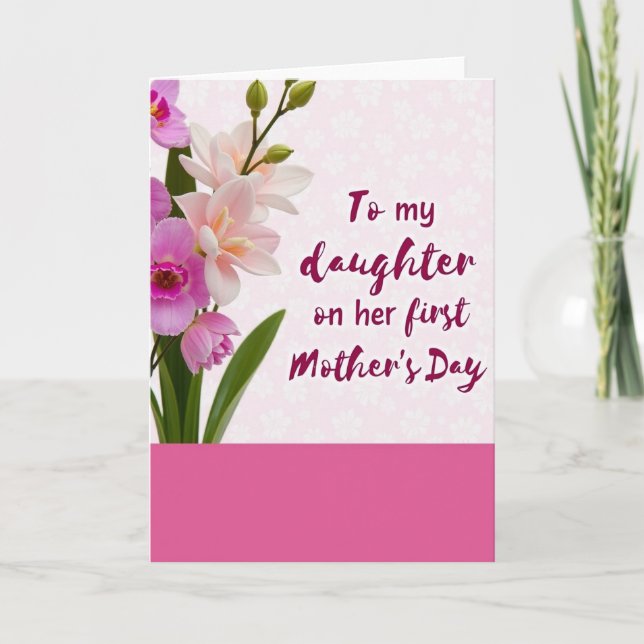 Floral Outline Pattern Card (Front)