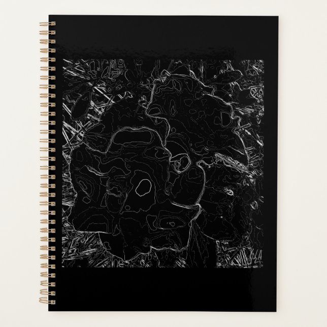 Floral outline  planner (Front)