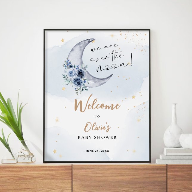 Floral Over The Moon Welcome  Poster (Creator Uploaded)