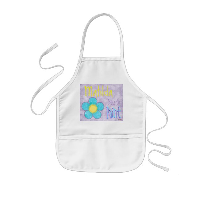 Floral Painting Apron (Front)
