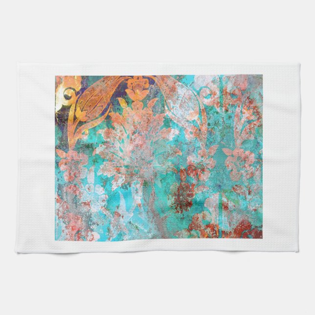 Floral Painting Towel (Horizontal)