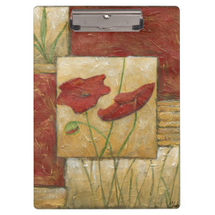 Floral Painting with Visible Brush Strokes Clipboard