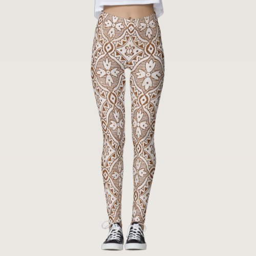 Floral Paisley Leggings