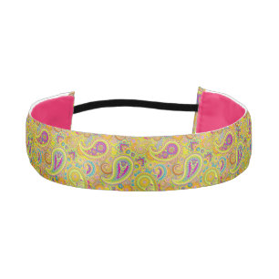 Floral Paisley seamless pattern I + your ideas Athletic Headband