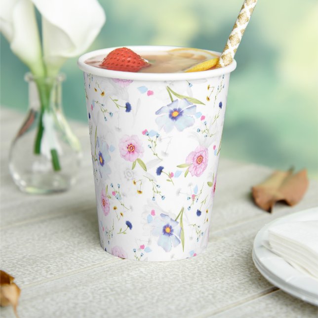 Floral Paper Cup (Insitu)