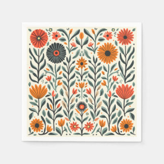 Floral Paper Napkin