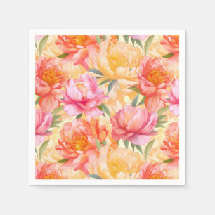 Floral Paper Napkins