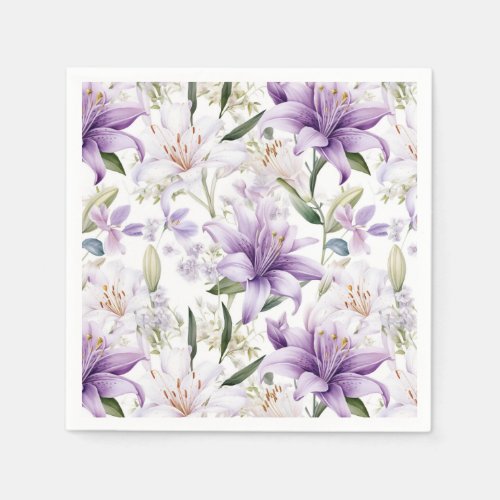 Floral Paper Napkins