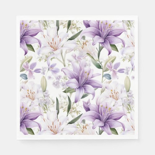 Floral Paper Napkins