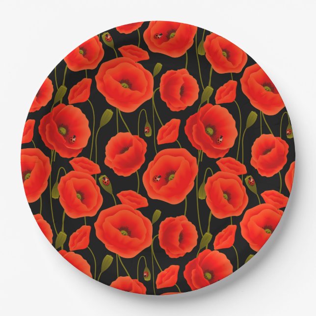 Floral Paper Plates (Front)