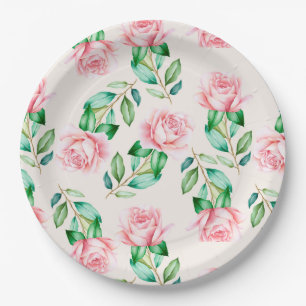 Floral Paper Plates