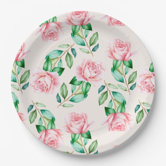 Floral Paper Plates (Front)