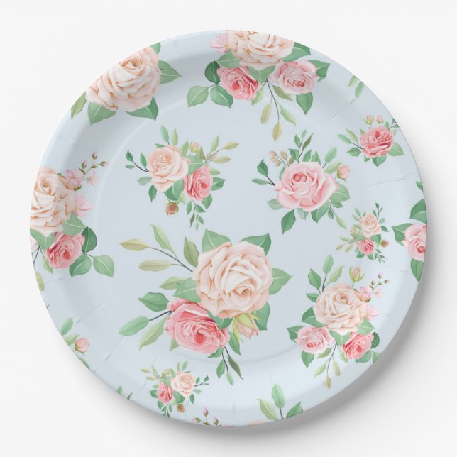 Floral Paper Plates (Front)