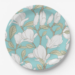 Floral Paper Plates