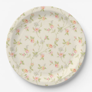 Floral Paper Plates