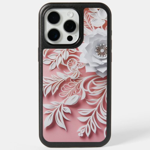 Floral Papercraft iPhone 15 Pro Max Case