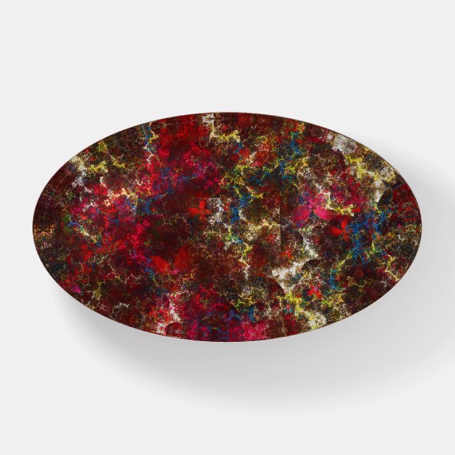 Floral  Paperweight (Front)