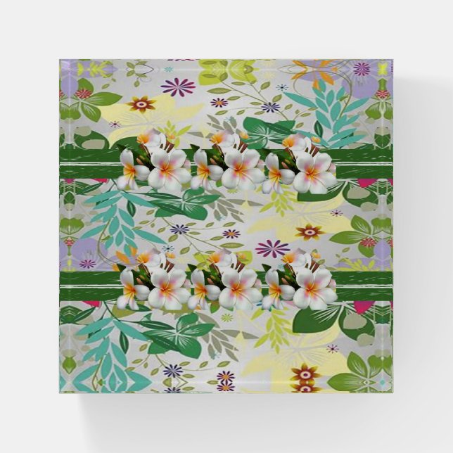 Floral Paperweight (Front)