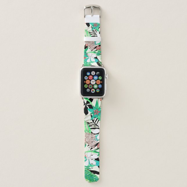 Floral Paradise II Apple Watch Band (Front)