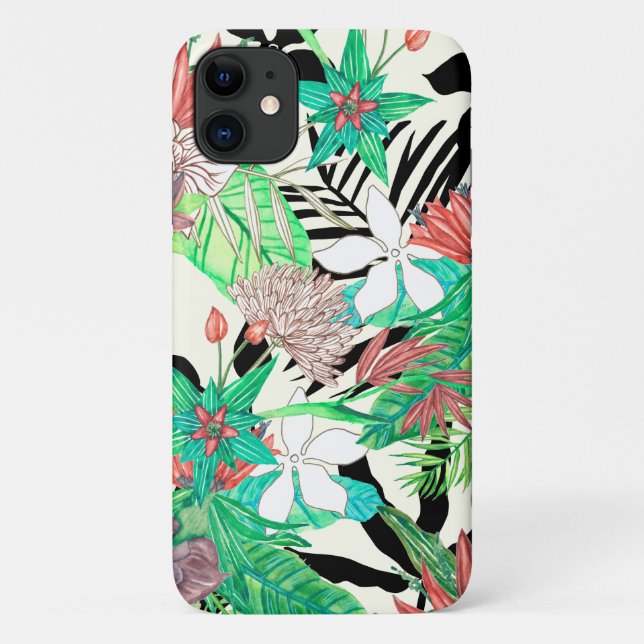 Floral Paradise II Case-Mate iPhone Case (Back)