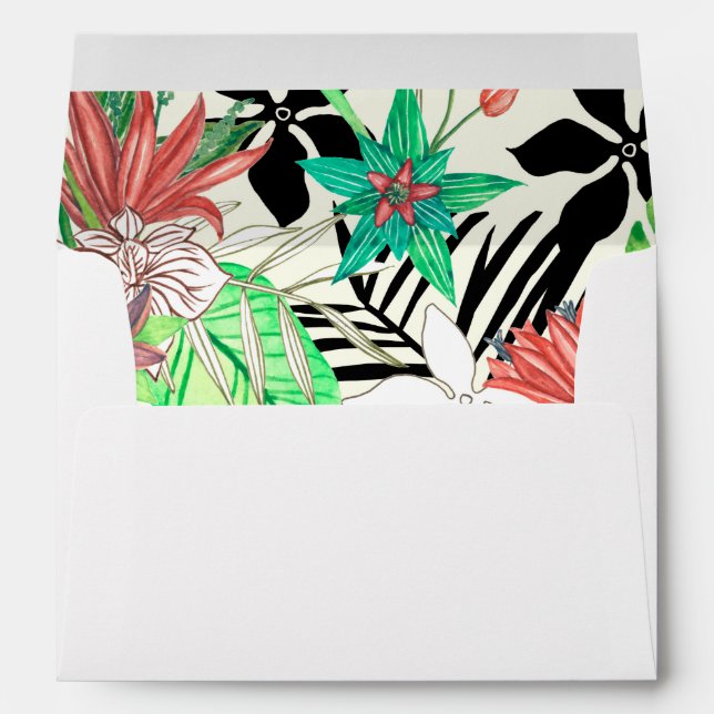 Floral Paradise II Envelope (Back (Bottom))