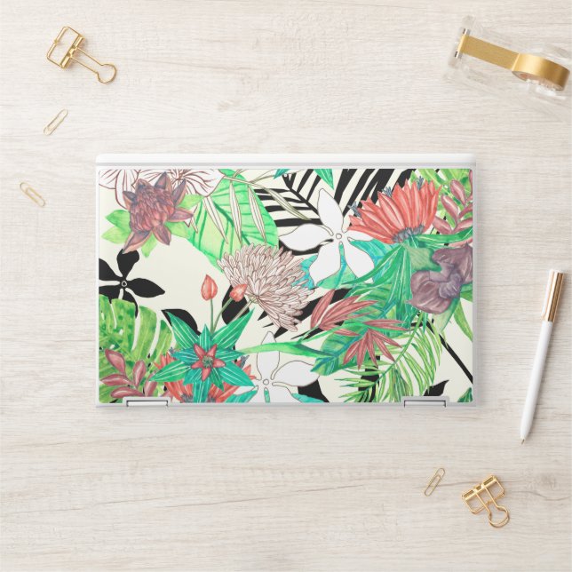 Floral Paradise II HP Laptop Skin (Desk)