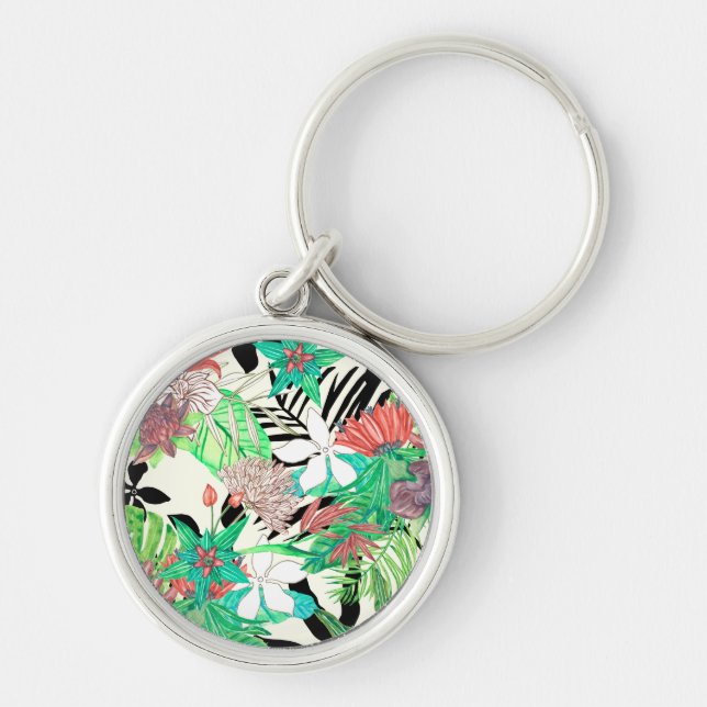 Floral Paradise II Keychain (Front)