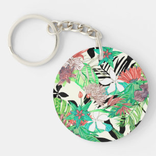 Floral Paradise II Keychain
